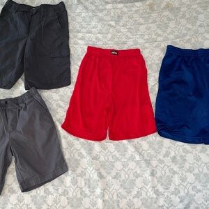 ONE WORLD Kids Shorts Set - Black, Red, Blue, Gray